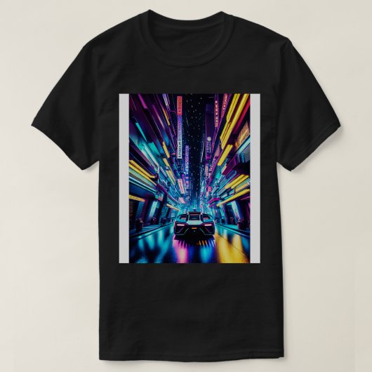 T-shirt neo tokyo la nuit (Design devant)