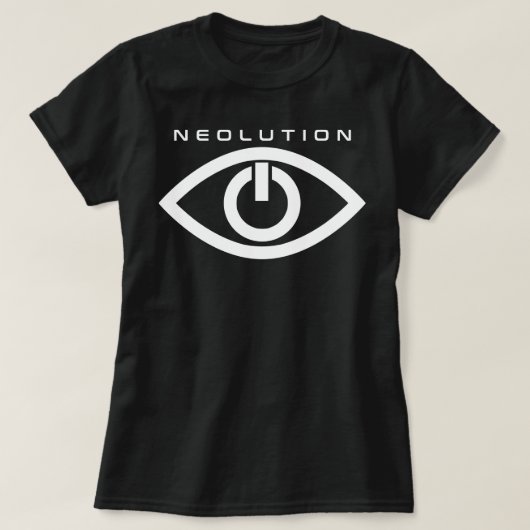 T-shirt Neolution noir orphelin (Design devant)