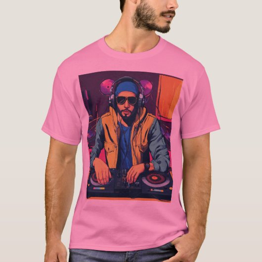 T-shirt "Neon Beats : Tune In The Jungle Groove !" (Devant)