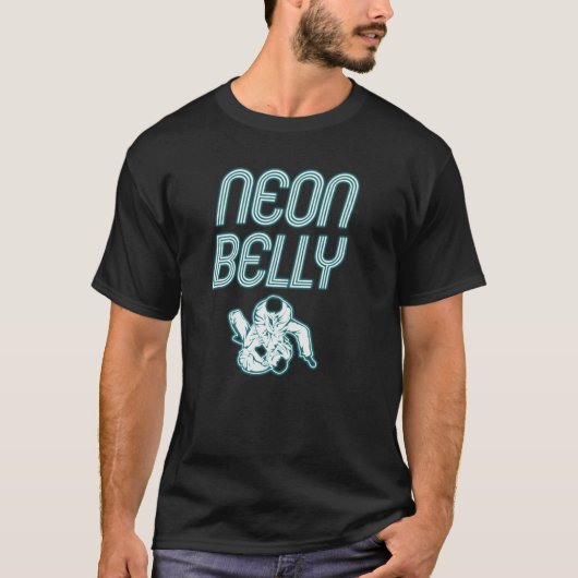 T-shirt Neon Belly Jiu Jitsu (Devant)