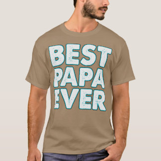 T-shirt Neon Best Papa Jamais