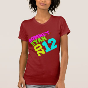 T-shirt NÉON COLLEGIATE.png de ROMNEY RYAN VP