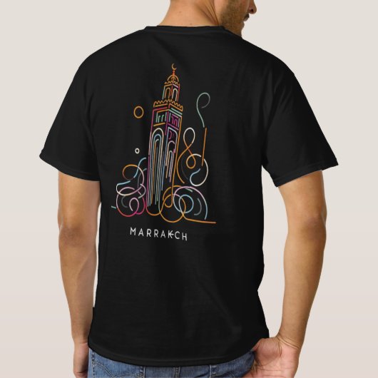 T-shirt Neon de Marrakech (Dos)