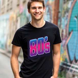 T-shirt Neon des années 80