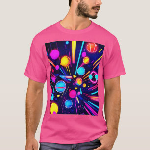 T-shirt Neon Dreams - Formes et couleurs psychédéliques