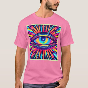 T-shirt Neon Eye of the Cosmos