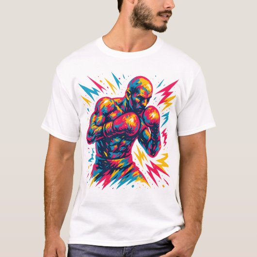 T-shirt Neon Fighter (Devant)
