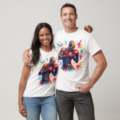 T-shirt Neon Fighter (Unisexe)