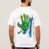 T-shirt Neon Fingerprint & Handprint Splash 2026 (Dos)