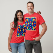 T-shirt Neon Geometry Mandala Art (Unisexe)