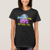 T-shirt Neon Glow Disco Ball Retour au Retro Party des ann (Devant)