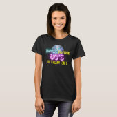 T-shirt Neon Glow Disco Ball Retour au Retro Party des ann (Devant entier)