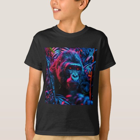 T-shirt Neon Gorilla (Devant)