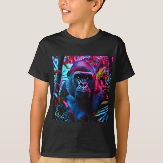 T-shirt Neon Gorilla (Devant)