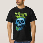 T-shirt Neon Gothic Skull<br><div class="desc">Elevate your streetwear collection with this striking, high-contrast graphic design. This piece features a masterfully detailed anatomical skull rendered in a "melting" or "dripping" style, creating a dark yet fluid aesthetic. Key Design Elements: Vibrant Color Palette: A bold contrast between Electric Blue shading and Neon Lime Green highlights, designed to...</div>