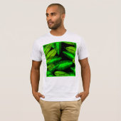 T-shirt Neon Green Art Feuille. Acheter maintenant (Devant entier)