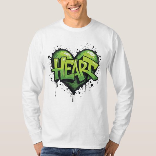 T-shirt Neon Heartbeat (Devant)