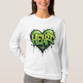T-shirt Neon Heartbeat (Devant)