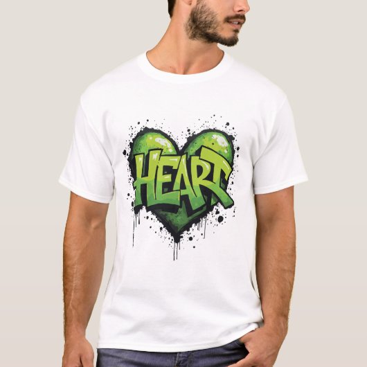 T-shirt Neon Heartbeat (Devant)