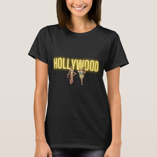 T-shirt Neon Hollywood & Beautés Vintages (Devant)
