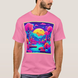 T-shirt Neon Jungle Dream Art
