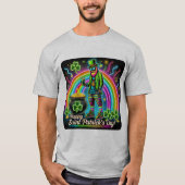 T-shirt Neon Leprechaun Vibes : Saint Patrick's Day (Devant)