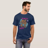 T-shirt Neon Old School girl (Devant entier)