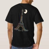 T-shirt Neon Paris Glow (Dos)