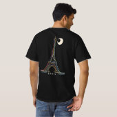 T-shirt Neon Paris Glow (Dos entier)