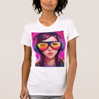 T-shirt Neon Pixel Academia