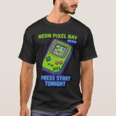 T-shirt Neon Pixel Bay (Devant)