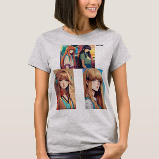 T-shirt **Neon Reverie : 80s Anime Aesthétique**