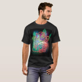 T-shirt Neon Santa Claus (Devant entier)