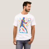 T-shirt Neon serve (Devant entier)