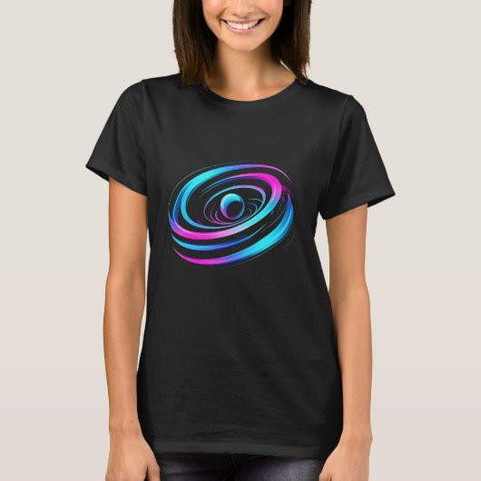 T-shirt Neon Swirl Dreamscape (Devant)