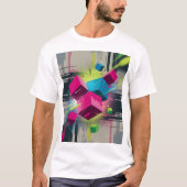 T-shirt Neon Tetris Strike (Devant)