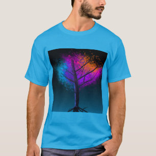T-shirt Neon Tree of Life