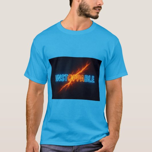 T-shirt Neon vibes inarrêtables Tee (Devant)
