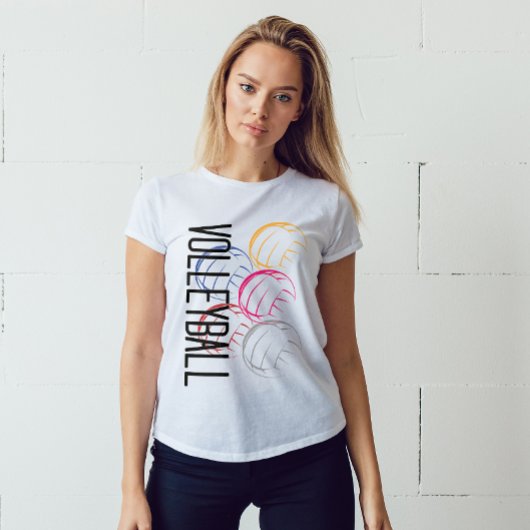 T-shirt Neon Volleyballs