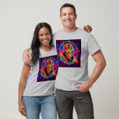 T-shirt Neon Warrior Power Art (Unisexe)