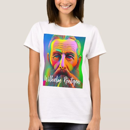 T-shirt Neon Wilhelm Röntgen (Devant)