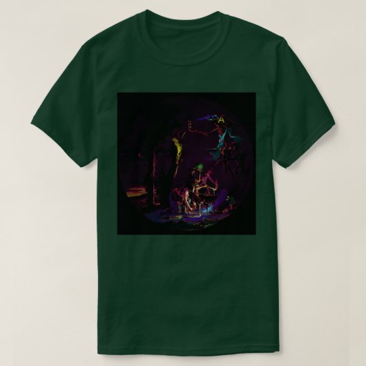 T-shirt Neon Witch (Design devant)