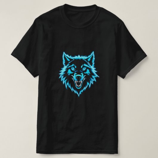 T-shirt Neon Wolf (Design devant)