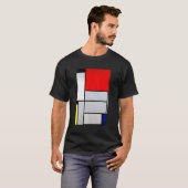 T-shirt Neoplasticisme Peinture Abstraite Conception Par P (Devant entier)