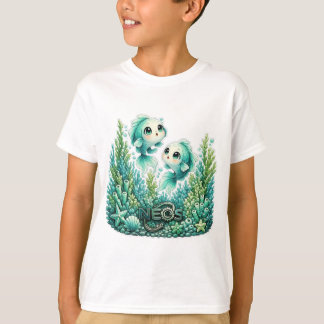 T-shirt Neos Kawaii Zodiaque Poissons