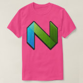 T-shirt Neovim Pixel Art (Design devant)