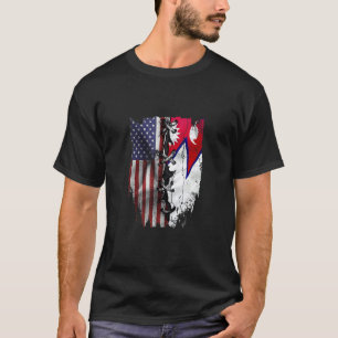 T-shirt Népalais cultivé en Amérique Racines Népalaises Dr