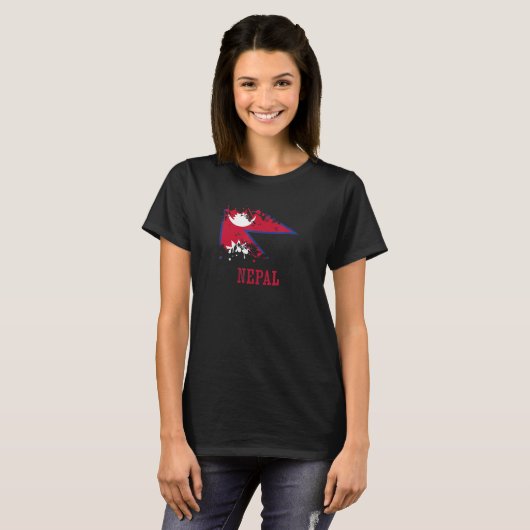 T-shirt Nepalese enthusiasts for Nepal and Nepal (Devant entier)