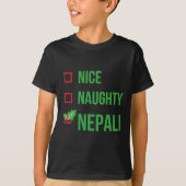 T-shirt Nepali Funny Nepal Pajama Cadeau de Noël (Devant)
