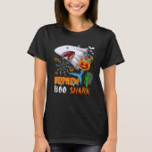T-shirt Nephew Shark Boo Halloween Shark Boo Ghost Candy P (Devant)